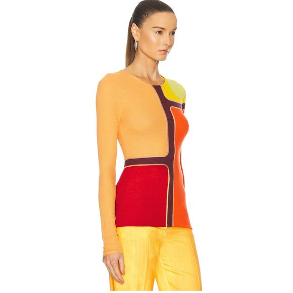 Gabriela Hearst Atreus Sweater in Multi S - Picture 2 of 5